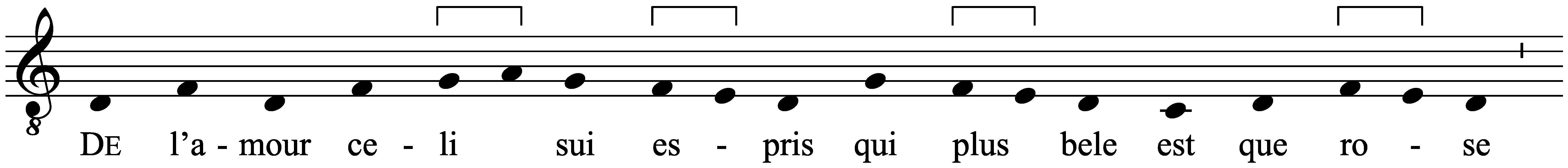 Work musical notation